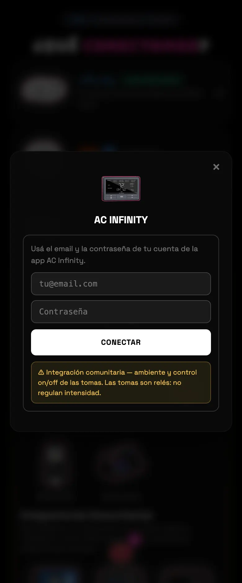 FIG 17 · Alta con la cuenta del fabricante.